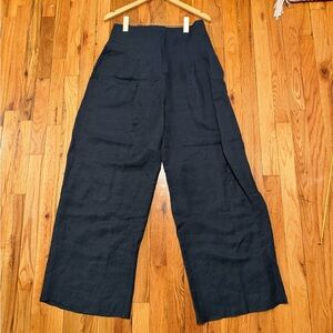 Celine Linen Wide Leg Trouser